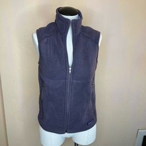 Patagonia fleece vest, Synchilla style size small EUC, smokey lavender